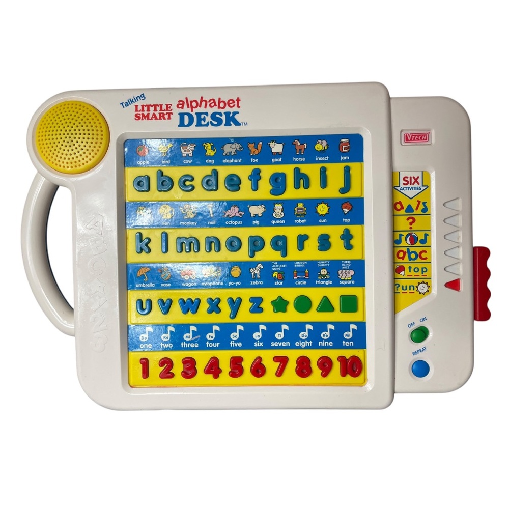Little Smart Alphabet Desk Vtech vintage talking Learning Pre school
